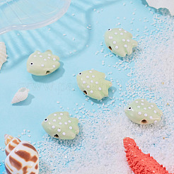 5 pièces de perles en porcelaine faites à la main&nbsp;PORC-TADJ0001-05F