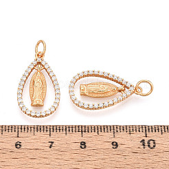 925 Sterlingsilber-Anhänger mit Mikropavé und klaren Zirkonia-Steinen&nbsp;STER-N016-107G