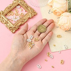 DIY-Kits mit Kordelenden aus Messing und Schiebeanhängern aus Silikon&nbsp;KK-CJ0003-51