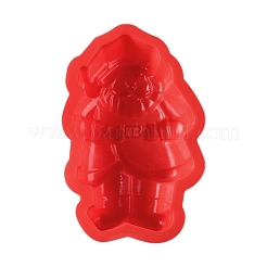 Weihnachtsmann-Kuchen-DIY-Statuenform aus lebensmittelechtem Silikon&nbsp;DIY-K075-06