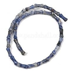 Perles de jaspe tache bleue naturelle&nbsp;GG-CBAEB22-A04-01