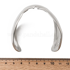 Offene Armreifen aus 304 Edelstahl für Damen&nbsp;BJEW-K264-03P