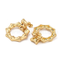 Orecchini pendenti in vero ottone placcato oro 18k&nbsp;EJEW-P252-07B-G
