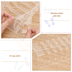 Hutablage aus transparentem Acryl&nbsp;ODIS-WH0061-31A