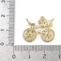 Pendentifs en laiton zircon cubique transparent&nbsp;KK-Z123-05G