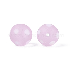 Perles vernisées mates manuelles&nbsp;LAMP-Q039-10B