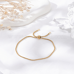 1pc einstellbare Ionen-Beschichtung (IP) 304 Edelstahl Slider Armband/Bolo Armbänder machen&nbsp;BJEW-LP0001-24