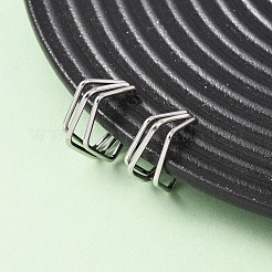 Pendientes de acero inoxidable 304 con triple pentágono&nbsp;EJEW-K268-88P