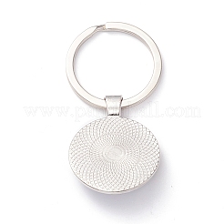 Porte-clés en verre de style fierté&nbsp;KEYC-F033-01D