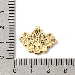 Messing-Mikropavé-Anhänger mit klaren Zirkonia-Pfauenmotiven&nbsp;KK-A296-23G