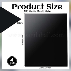 4 feuille de moule en plastique ABS&nbsp;DIY-OC0015-88B