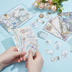 1 Set Scrapbook-Papierblöcke&nbsp;DIY-SP0007-93D
