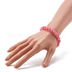 Natürliches Chalcedon-Stretcharmband für Damen und Herren&nbsp;BJEW-JB06690