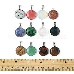 12 Stück 12 Stile natürliche und synthetische gemischte Edelsteinanhänger&nbsp;G-FS0005-91