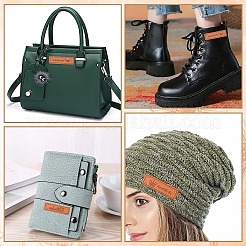 35 Stück 7 Stile PU-Kunstleder-Etiketten&nbsp;AJEW-YW0001-23