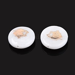 Perles de coquillages naturels d'eau douce&nbsp;SHEL-N037-02A-G