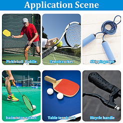 9 Stück 9 Farben Anti-Rutsch-Overgrip aus PU-Leder für Tennisschläger&nbsp;DIY-CN0002-76