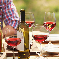 30 Uds. De abalorios acrílicos para copas de vino&nbsp;AJEW-HY0001-90A