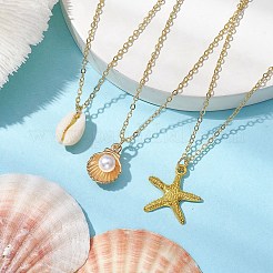 Colliers avec pendentifs en alliage&nbsp;NJEW-JN04787