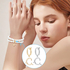20 pz. 2 colori ottone rinforzatore accorciatore pendente cauzione&nbsp;KK-UN0005-72