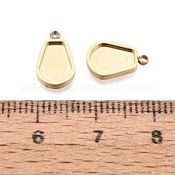Cabochon-Anhängerkomponente aus Edelstahl 304&nbsp;STAS-Q113-27G