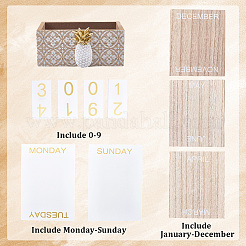 Calendrier en bois&nbsp;AJEW-WH20096-56A-02