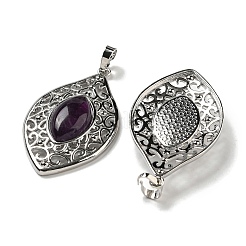 Natürlichen Amethyst Edelsteinanhänger&nbsp;G-Q158-02E