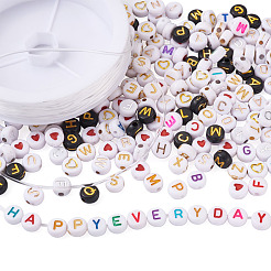 Kits de bracelets extensibles pour la fête des enfants bricolage&nbsp;DIY-CW0001-01