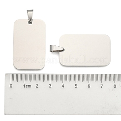 Pendentifs rectangulaires résistants au ternissement&nbsp;LS-STAS-H061-04