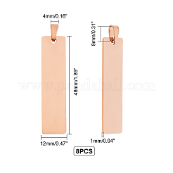 Pendentifs en acier inoxydable 304&nbsp;STAS-UN0013-42RG