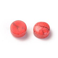 Cabochons en howlite naturelle&nbsp;TURQ-L031-033L-04