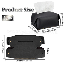 Faltbare Taschen aus PVC-Kunstleder&nbsp;ABAG-WH0005-73E