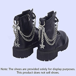 2 Stück Aluminium-Boot-Strap-Ketten&nbsp;HJEW-SP00027