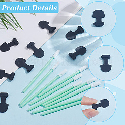 10 bouchon anti-poussière en silicone pour téléphone portable&nbsp;DIY-SC0033-83A