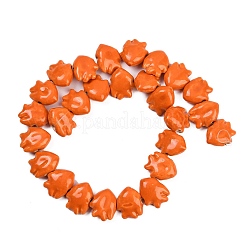 Chapelets de perles en porcelaine manuelle&nbsp;PORC-C007-01G