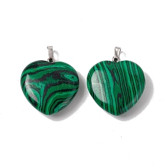 Ciondoli malachite sintetici&nbsp;G-G956-B62-FF