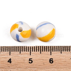 Perles en porcelaine manuelles&nbsp;PORC-P037-01F