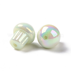UV-Beschichtung regenbogenschillernde undurchsichtige Acrylperlen&nbsp;OACR-C010-07D