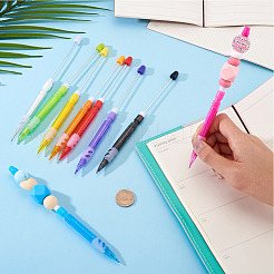 9 Stück 9 Farben Kunststoff-Druckbleistift&nbsp;OFST-TA0001-01