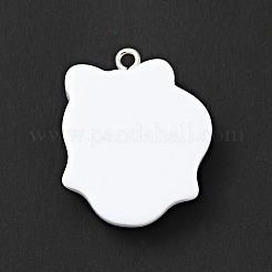 Schädel mit Bowknot-Harzanhängern&nbsp;FIND-B012-08