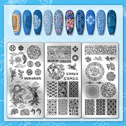 Modelli per nail art fai da te in acciaio inossidabile&nbsp;MRMJ-WH0092-085