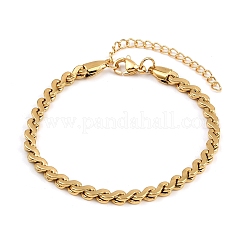 Gliederkettenarmbänder aus 304 Edelstahl für Damen&nbsp;BJEW-Z143-05G