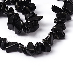 Natürlichen Obsidian Chip Bead Stränge&nbsp;X-F079