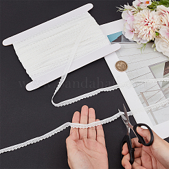 30 yards nastro di pizzo con fiori e bordo ondulato elastico in nylon&nbsp;OCOR-FG0002-79B