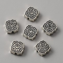 Tibetischer stil legierung perlen&nbsp;TIBEB-CJC0001-09AS
