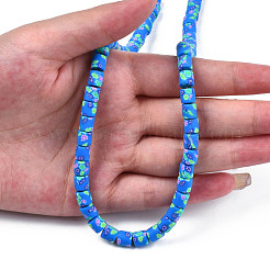 Chapelets de perle en pâte polymère manuel&nbsp;CLAY-T020-10F