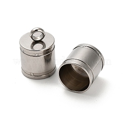 Emembouts de cordon en acier inoxydable 201&nbsp;STAS-S167-01G-P
