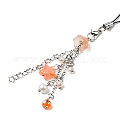 Handybänder aus Glas und Acryl&nbsp;HJEW-SW00079-02
