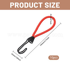 Latex-Gummiseilhaken für Outdoor-Campingzelte&nbsp;FIND-WH0816-219B
