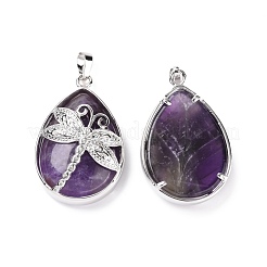 Natürlichen Amethyst Edelsteinanhänger&nbsp;G-G900-01P-06